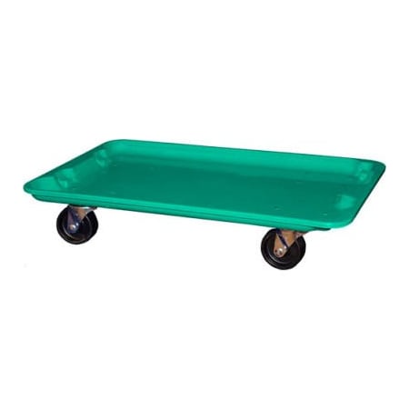 Mfg Tray Molded Fiberglass Toteline Dolly 780538 for 24-3/8" x 14-7/8" x 8" Tote, Green 7805385170